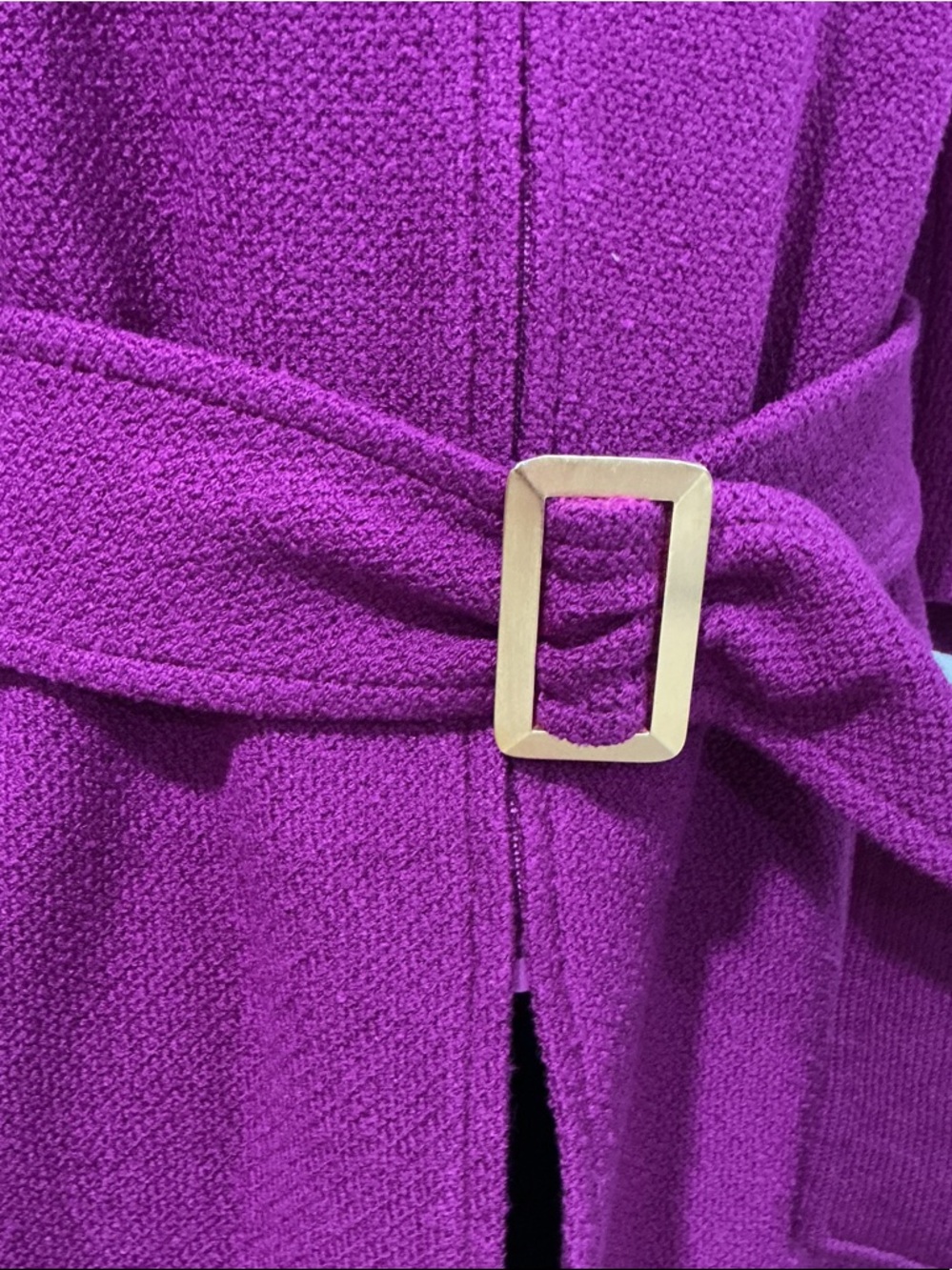 St. John Collection Fushia duster jacket. Size 6 - Picture 4 of 10